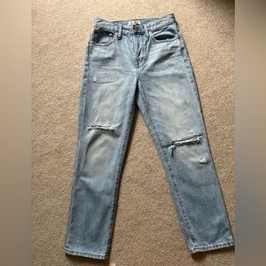 Madewell vintage crop jeans